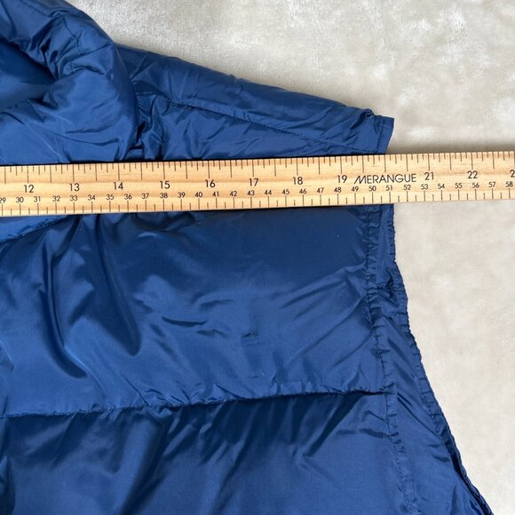 L.L. Bean Blue Goose Down Puffer Vest | Unisex Snap Front Outerwear - Picture 8 of 10
